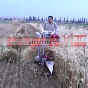 wheat rice reaper paddy harvetser thresher machine with grain packing machine
