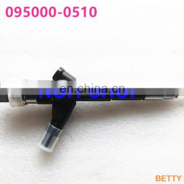 Original and high quality Common Rail injector 095000-0510 for x-trail T30 2.2L 16600-8H800, 16600-8H801