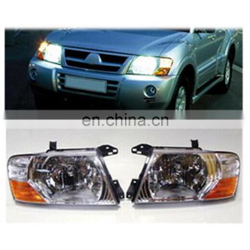 L and R Set Headlights head lamps lights 2000-2006 for Mitsubishi Pajero Montero