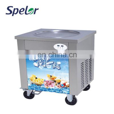 Gold Supplier New Design Durable Desktop Pan Fry Table Top Fried Ice Cream Roll Machine
