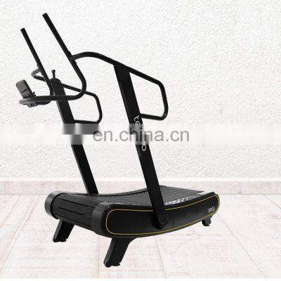 Hot sell Curved treadmill wholesale commercial fitness running unpowered treadmill or curved treadmill