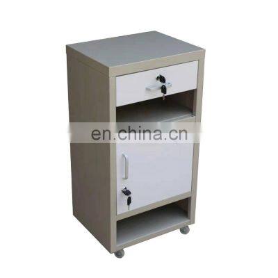 Hospital Furniture Medical Metal Bedside Locker OEM Color Material