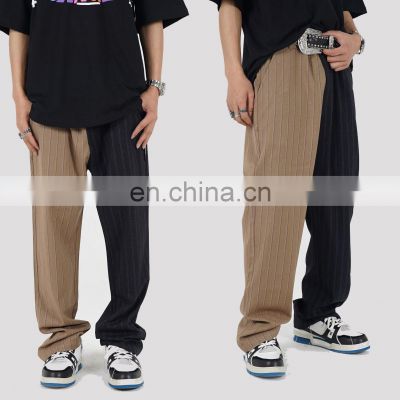 2021 Fashion New Arrival solid color long winter 100% cotton embroidery men's joggers