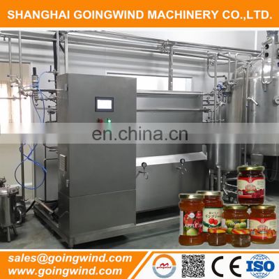 Automatic fruit jam pasteurization machine jam pasteurizer machinery good price for sale