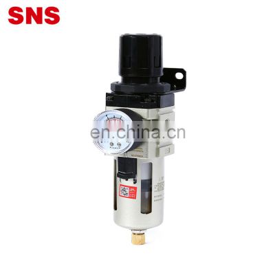 SNS pneumatic AW Series Automatic Pressure Different Pressure Drain Air Source Treatment Pneumatic Filter Regulator Air