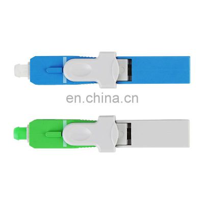 Hanxin ftth optical fiber K3 quick adapter equipment indoor duplex st fc sc lc upc apc optical fiber fast connector