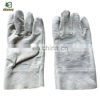 4SAFETY Hand Protective Working Safety Leather Gloves Genuine