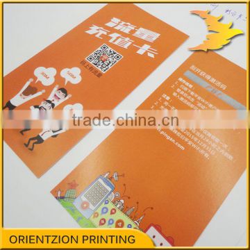 Custom PVC scratch calling recharge phonecard, calling cards printing