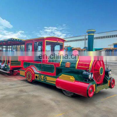 Classical road tourist train Trackless Electric Tourist Train For Sale