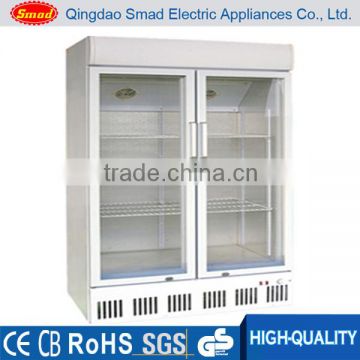 supermarket glass display showcase refrigerators