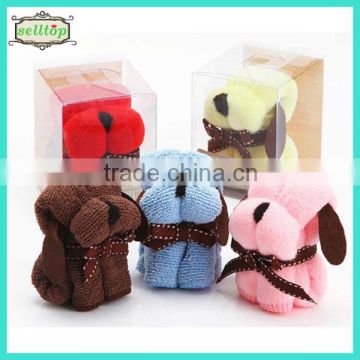 Lovely 100% cotton 6*6*8cm after packing dog shape cake