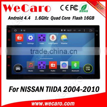 Wecaro WC-2U7007 Android 4.4 car dvd player for NISSAN TIIDA 2004 - 2010 with radio 3G wifi playstore