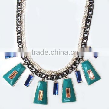 Popular Style Casting And Stone Fashion Jewelry Necklace