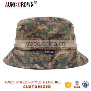 new style custom camo bucket hat