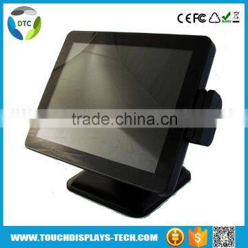 Stock 15inch projected capacitive touch scteen lcd monitor