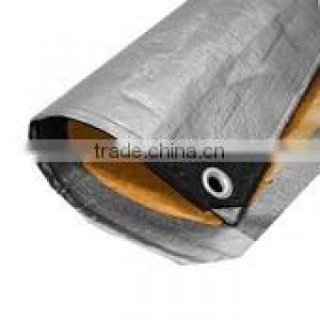 12Mil Silver and Brown Poly Tarps, Silver / Brown Tarp 08' x 10'