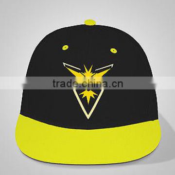 Pokemons Instinct Yellow Team Logo Pokemon Snapback hat cap summer popular game