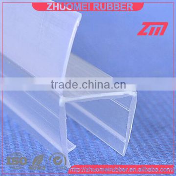 h shape plastic glass shower door edge seal