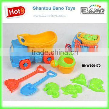 Plastic Sand Beach Toys Set Beach Car Set 8pcs BNW300170