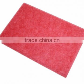Wall Acoustic Material Red Polyester Acoustic Panel For Studio