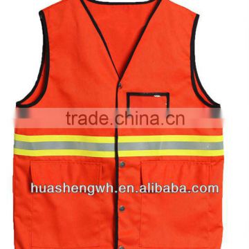 Uniforms &colour High visibility reflective safety vest/security workwear