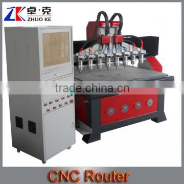 8 Heads Sculpting Machine With Vacuum Table 1300*1800mm