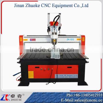 200MM Z-Axis 4 Axis CNC Wood Router Machine ZK-1313 With 5.5KW Big Power Spindle Mach3 Control System