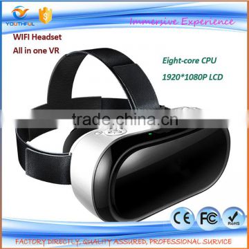 Factory Directly !! vr box virtual reality WIFI + Bluetooth 4.0 all in one vr