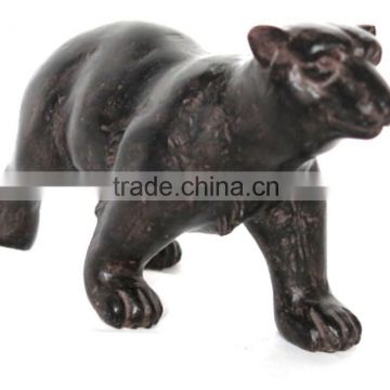 wholesale african table decorations resin black bear figurines