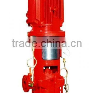 Vertical multistage centrifugal fire pump