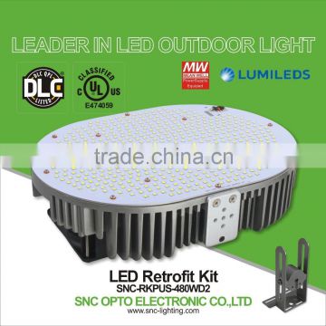 5 years warranty and DLC UL CUL listed led retrofit kits 480w replace of led flood light
