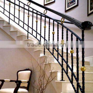 White minicrystal stone stair