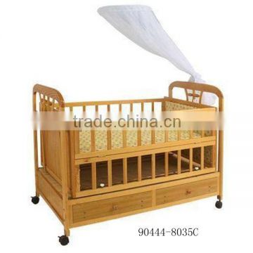 wooden bed new born baby bed wooden baby bed 90444-90444-8035C
