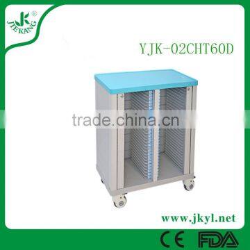 YJK-02CHT60D Professional customization of high quality medical record cart for free