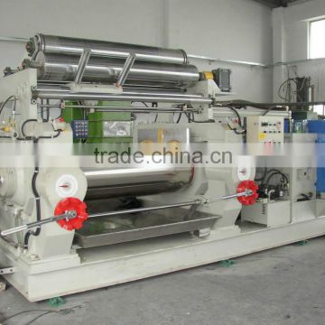 Two Rolls rubber processing mixer machinery/xk-160 open mixing mill