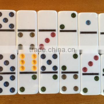 Dominoes double six, custom domino,domino in tin box