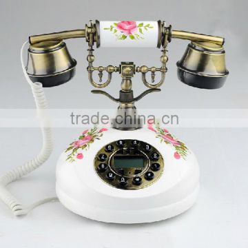 Wood Craft Telephone With Caller ID Function