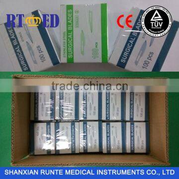 Sterile Stainless Steel Surgical Blades with CE and ISO