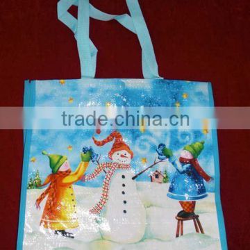 Supermarket Shopping Bag-snowman (KL09S033)