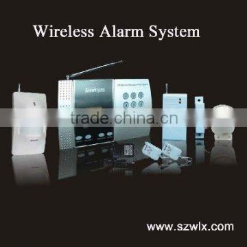 Wireless voice prompt alarm home security system