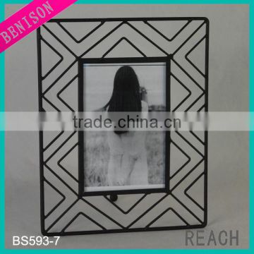 Black Geometric Figure Metal Photo Frame (BS593-7)