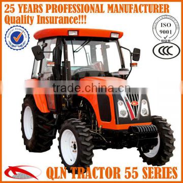 QLN654 65hp new mini wheel tractors farm track tractor 4x4 garden tractor