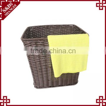 Good quality hand woven wholesale supermarket household product hotel storage laundry basket