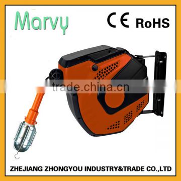 the MARVY automatic 10m electric cable reel with overheat protector