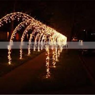 Led arch motif street lights for christmas decoration