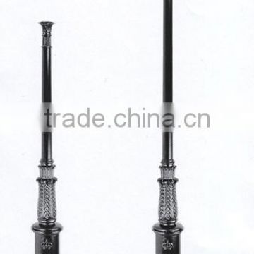 Square used lamp poles/ductile casting posts/outdoor park lighting posts