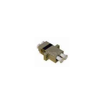 LC Duplex Fiber Optic Adaptor , LC-LC MM Fiber Optic Adapter with Stable Capability