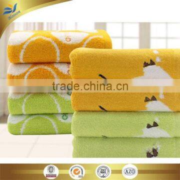 china manufacturer bamboo jacquarded face towel cartoon bear towel for kids 25cm*50cm