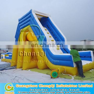 High quality PVC giant adult inflatable slide for sale