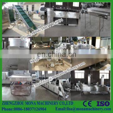 Excellent quality full automatic potato chips production line/fresh potato chips making machine/frozen french fries maker